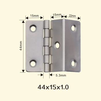 

Freeshipping 44*15*1mm Iron Metal Hinge Sewing Machine Folding Table Furniture Flip Tray Hinges Big Door Hinges