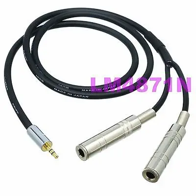 DHL/EMS 10 лотов CANARE Y Cable L 4E6S 3 5 мм plug stereo TRS to 2x6 35 jack mono TS + R d2|Аксессуары для батарей и