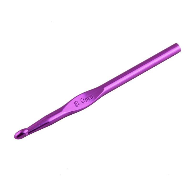 

12 PCS ALUMINIUM CROCHET NEEDLES SET YARN KNITTING SEWING HOOKS 2-8MM Sale Top