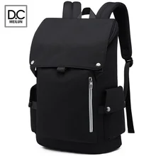 

DC.meilun Waterproof Men Big Backpack Nylon Business Travel Black Rucksack College School Bag for Teenage Mochila Hombre