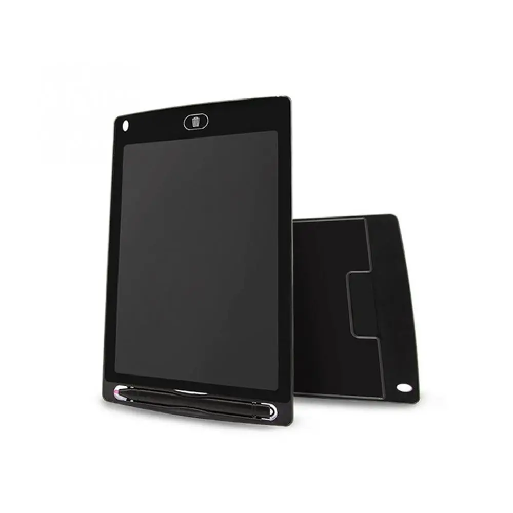 8," ЖК-планшет с цифровой графикой, электронный блокнот для рукописного ввода, доска для рисования со стилусом, подарки для детей - Цвет: Черный