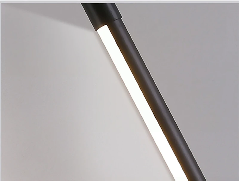 Светодиодный напольный светильник с регулируемой яркостью 3000-600K минималистичный светодиодный Напольная Лампа в скандинавском стиле, стоячие лампы для гостиной, черный алюминий