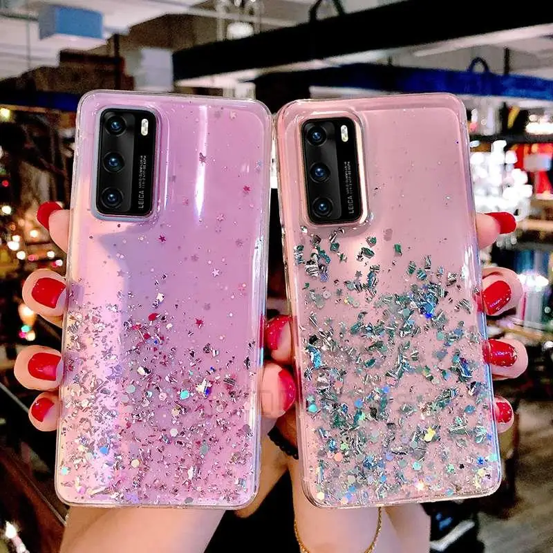 Fashion Glitter Case For OPPO A16 A16S A74 A54 A53 A 16 S Realme 8 Pro 8i GT I 5G Realme8 Soft Crystal Spakly Bling Cover_voghion.com