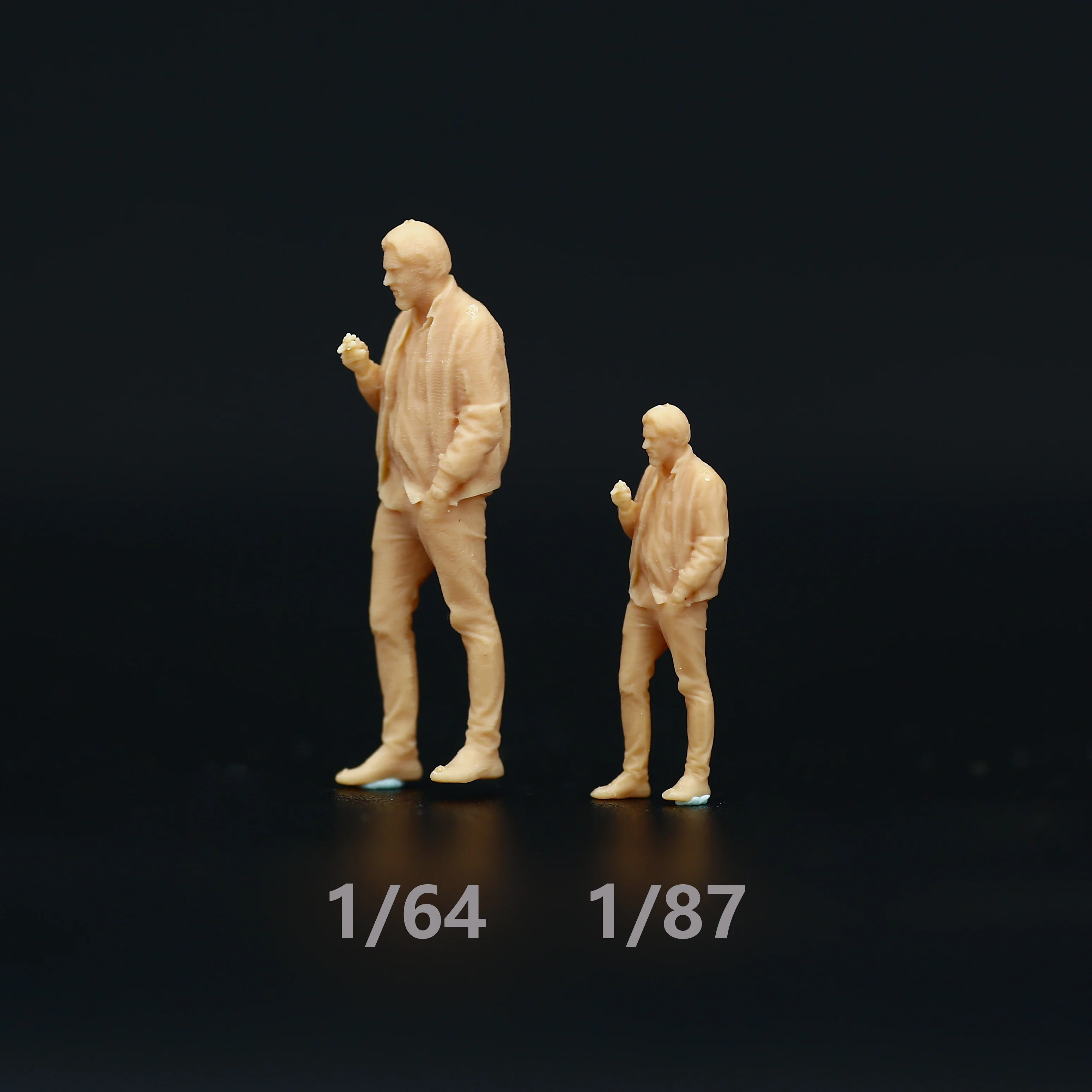 1/64 1/87 курительный человек модель миниатюрная фигурка белая должна быть окрашена