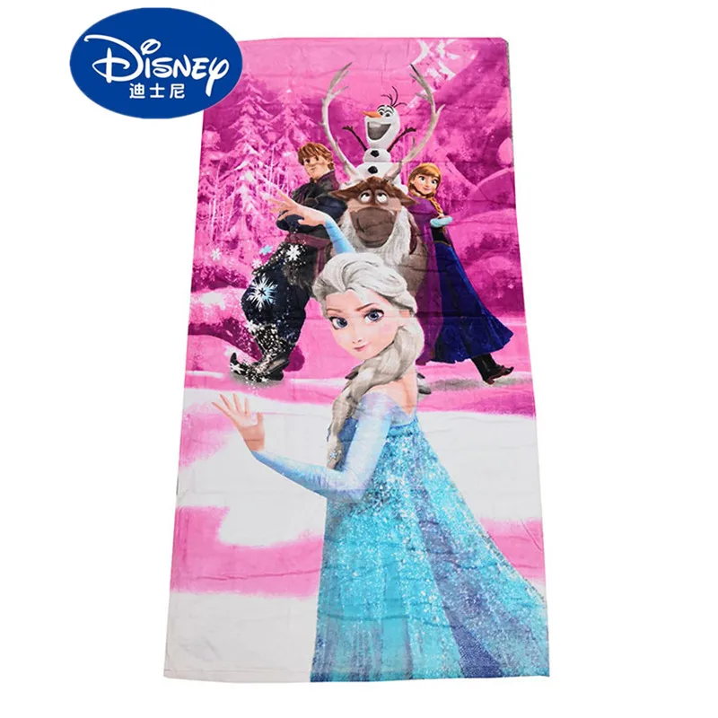 Детские хлопковые банные полотенца Disney с героями мультфильмов Холодное сердце
