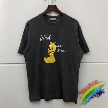 

2020ss Washed Do Old Travis Scott ASTROWORLD T-shirt Men Women High Quality Top Tees