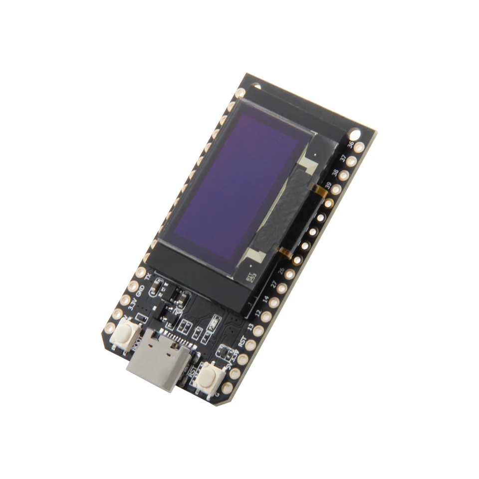 White ESP32 WiFi Bluetooth 0.96 inch OLED 18650 Battery Development CP2102 Board