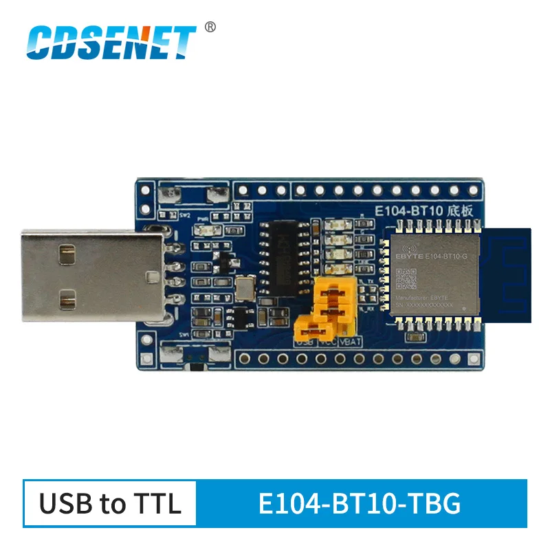 

E104-BT10-TBG CH340 USB Test Board For Mesh Network TLSR8269 Bluetooth Module