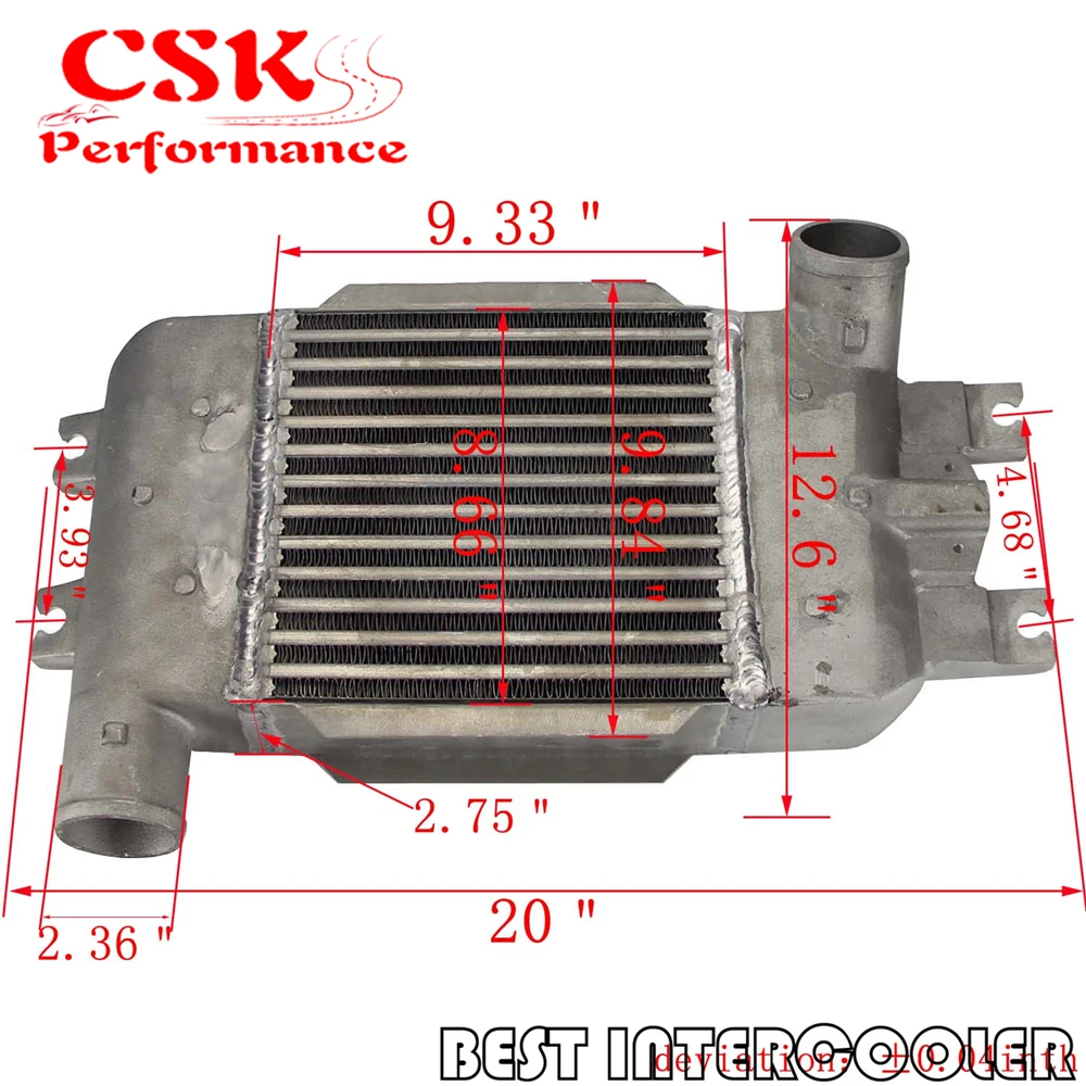 Новый интеркулер прямого обновления для Nissan Patrol ZD30 Common Rail 3.0L TD 2007 +