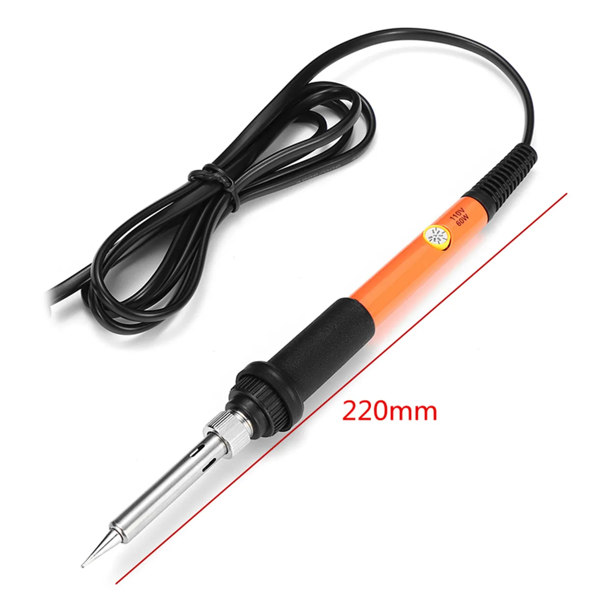 30Pcs Electric Soldering Iron Temperature Adjust Tool 60W 110V US Plug Wood Burning Pen Pyrography Engrave Solder Tips Set Craft
