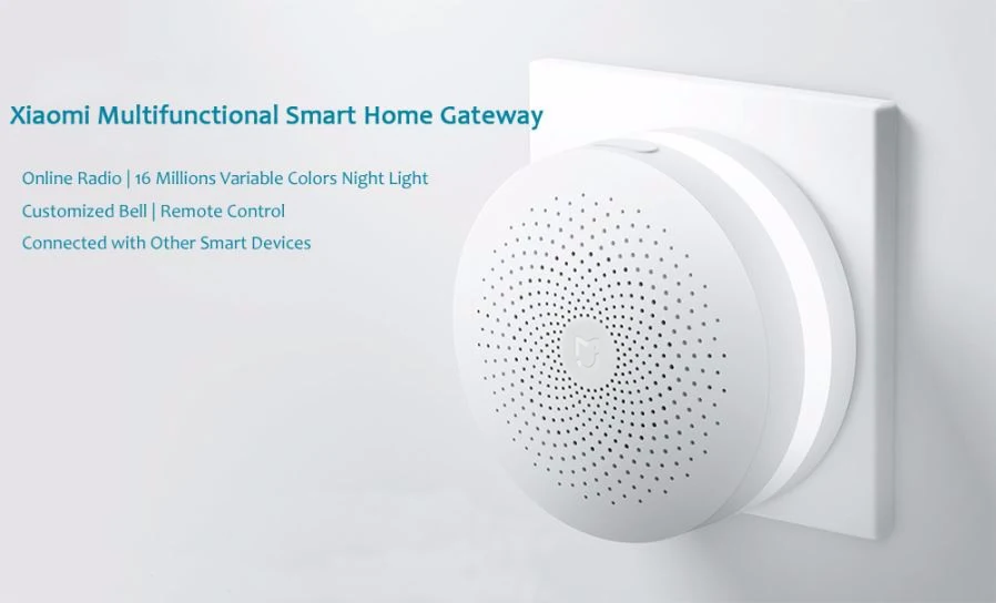 Xiaomi Smart Home Automation Mijia Smart Gateway 2 Zigbee Интеллектуальный веб Wifi радио Светодиодный выключатель domotica domotique