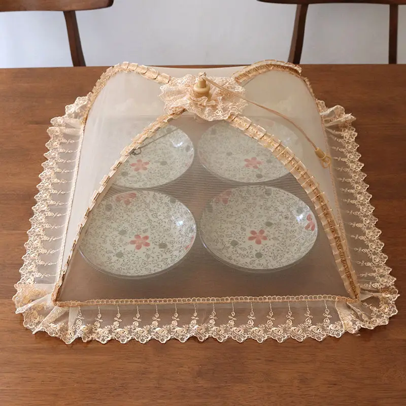 Анти-разлива еды Обложка для Fly новый анти-комаров и мух тарелка. Покрытие стола