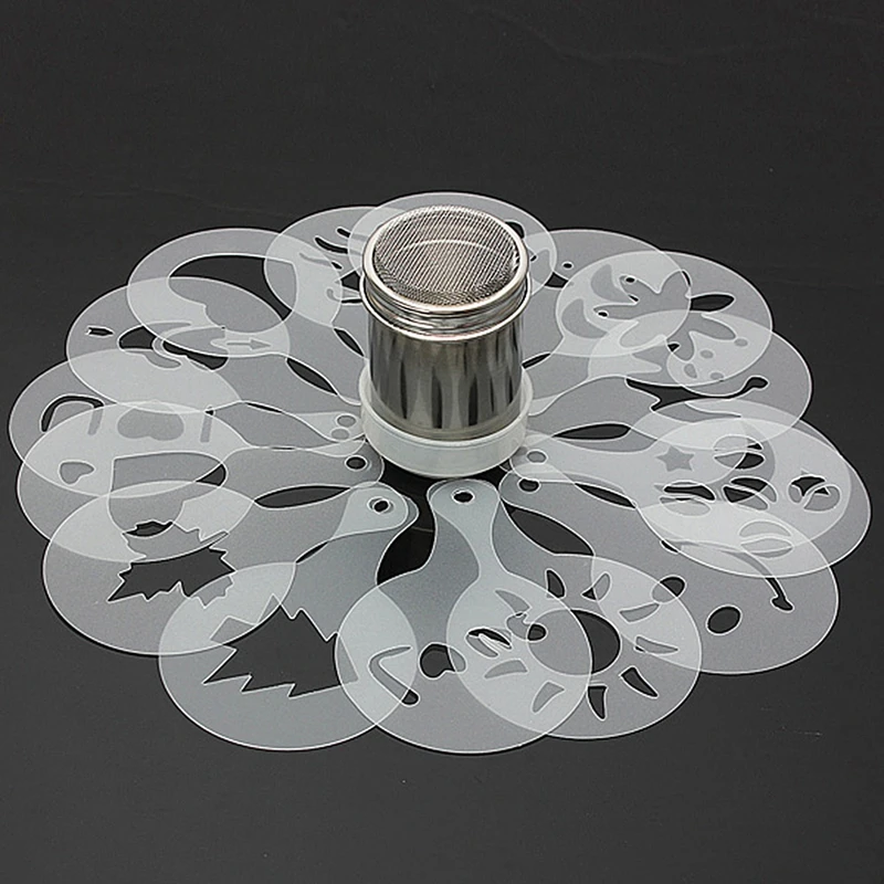 16Pcs Cappuccino plastic Pull flower mold white