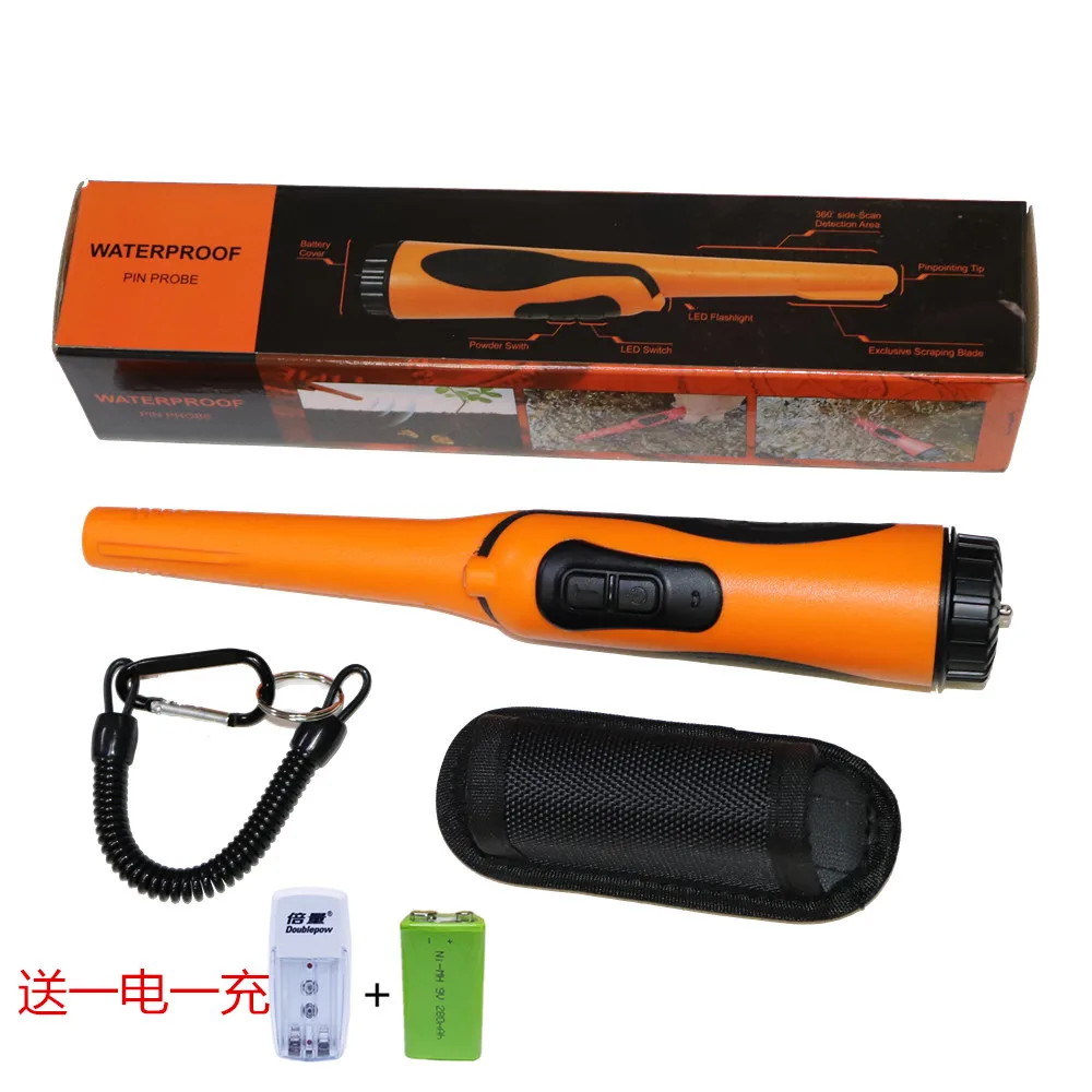 Goede Brand New Pins Wijzen HandHeld Metaaldetector Gold Metalen Waterdichte Super Finder Zoeken Treasure Hunter Kits voor Munt en Goud