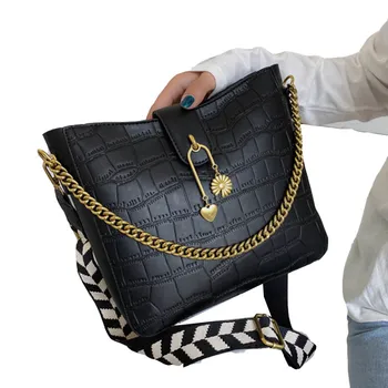 

Crocodile Print Shoulder Bag Women 2020 Luxury Designer Crossbody Bag Female Shoppers Purses Handbags Ladies Tote Shopping Bags