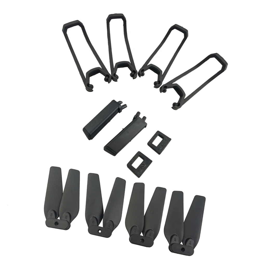 

Set of Propeller + Protective Cover + Landing Gear for E58 S168 JY019 Quadcopter Parts Remote Control Drone Accessories