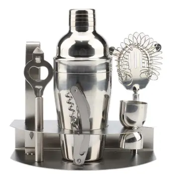 

Kit Cocktail Shaker Bar Set – Complete 7-Piece Premium Quality Stainless Steel