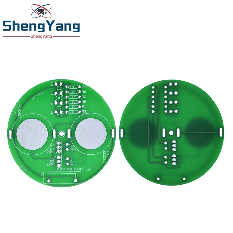 TZT LED Gyro DIY Schweißset Rotierende Laterne Inline-Komponenten Diy Elektronisches Sodierprojekt (Keine Batterie) – Detail 8