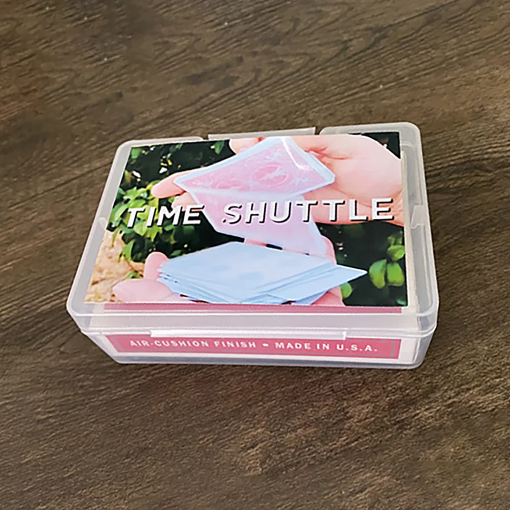 

Time Shuttle Playing Cards Change Magic Tricks Blank to Poker Close Up Street Illusion Gimmick Mentalism Puzzle Toy Magia Card