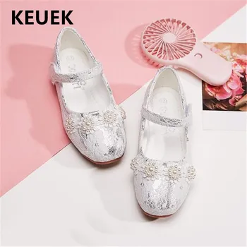 

New Children Performance Shoes Student Toddler Flats Breathable Spring/Autumn Girls Leather Shoes Kids Moccasins 03