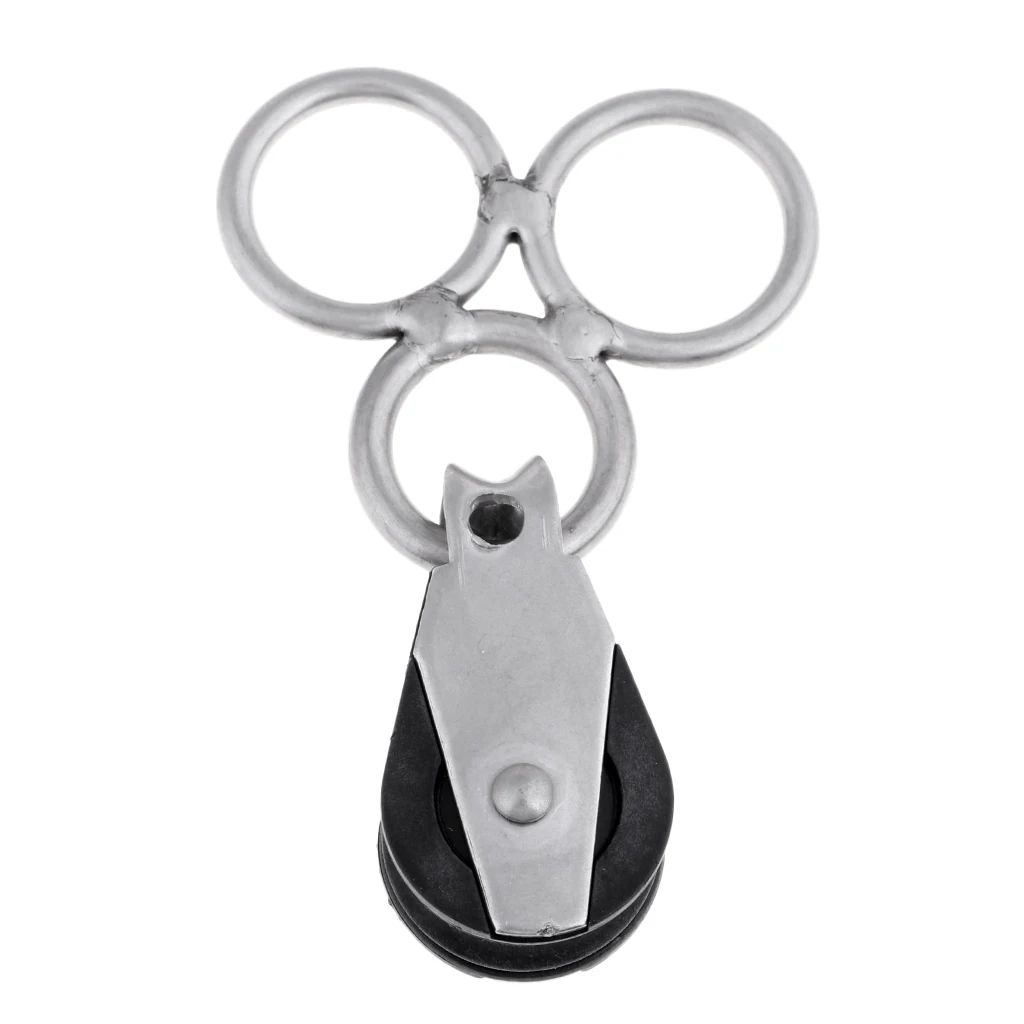 Premium Strong Stainless Steel Kitesurfing Kiteboard Kite Bar Swivel with Pulley Hardware Accessories for Snow Water Kites