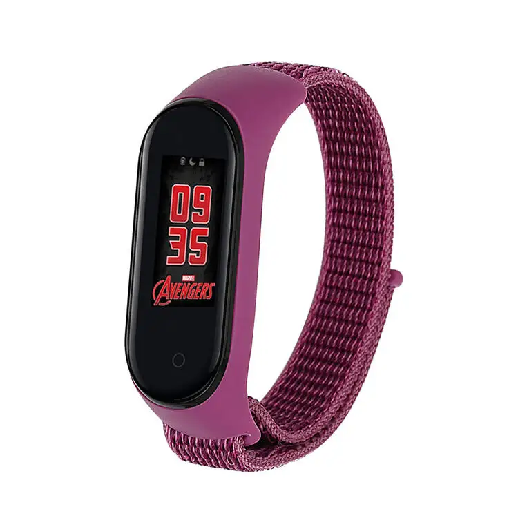 Nylon Strap Wristband for Xiaomi Mi Band 5 4 3 Wrist Bracelets Sport loop watch Belt Smart Watch Band Replacement Accessories 