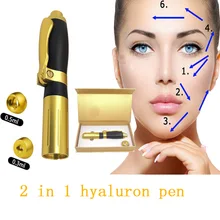 2 in 1 lip injection gun double head hyaluronic pen atomizer gun acid filler injector Noninvasive Nebulizer for face lip lifting