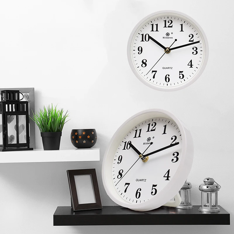 Большие Настольные часы Современный дизайн декоративный спальня минималистичный Стиль кварцевые настольные часы 3D украшения настольные часы 17 см