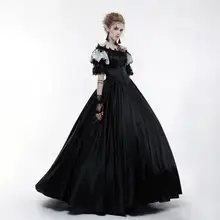 Модный костюм женский для праздника Хэллоуин средневековое винтажное готическое придворное платье торт vestido кружева clashing платье Вечерние праздничное платье femme CD