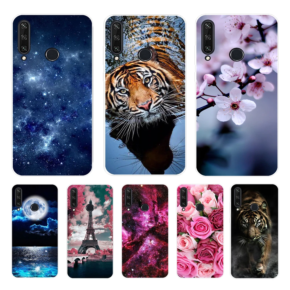 Para Huawei Y6P caso a prueba de golpes a prueba de espalda de silicona suave TPU para Huawei Y8P Y8s Y6P Y5P casos de teléfono Y 6P 7P 8P Y 8S 2020