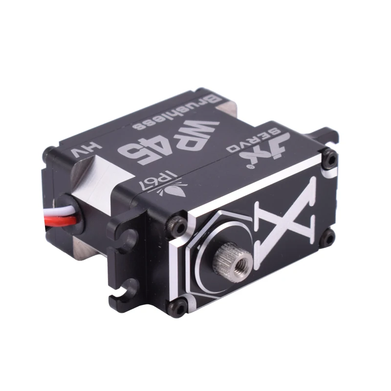 JX WP45 8,4 V 0.11sec Сталь Шестерни 45 кг водонепроницаемый сервоблок 180 градусов HV Алюминий сервопривод для TRX 1/10 пульт ДУ для дистанционно управляемой машины лодки с неподвижным крылом