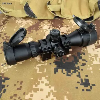 

Hunting Optical 3-9x32 AO 1inch Tube Mil-dot Compact Riflescope With Sun Shade and QD Rings Tactical Rifle Scope