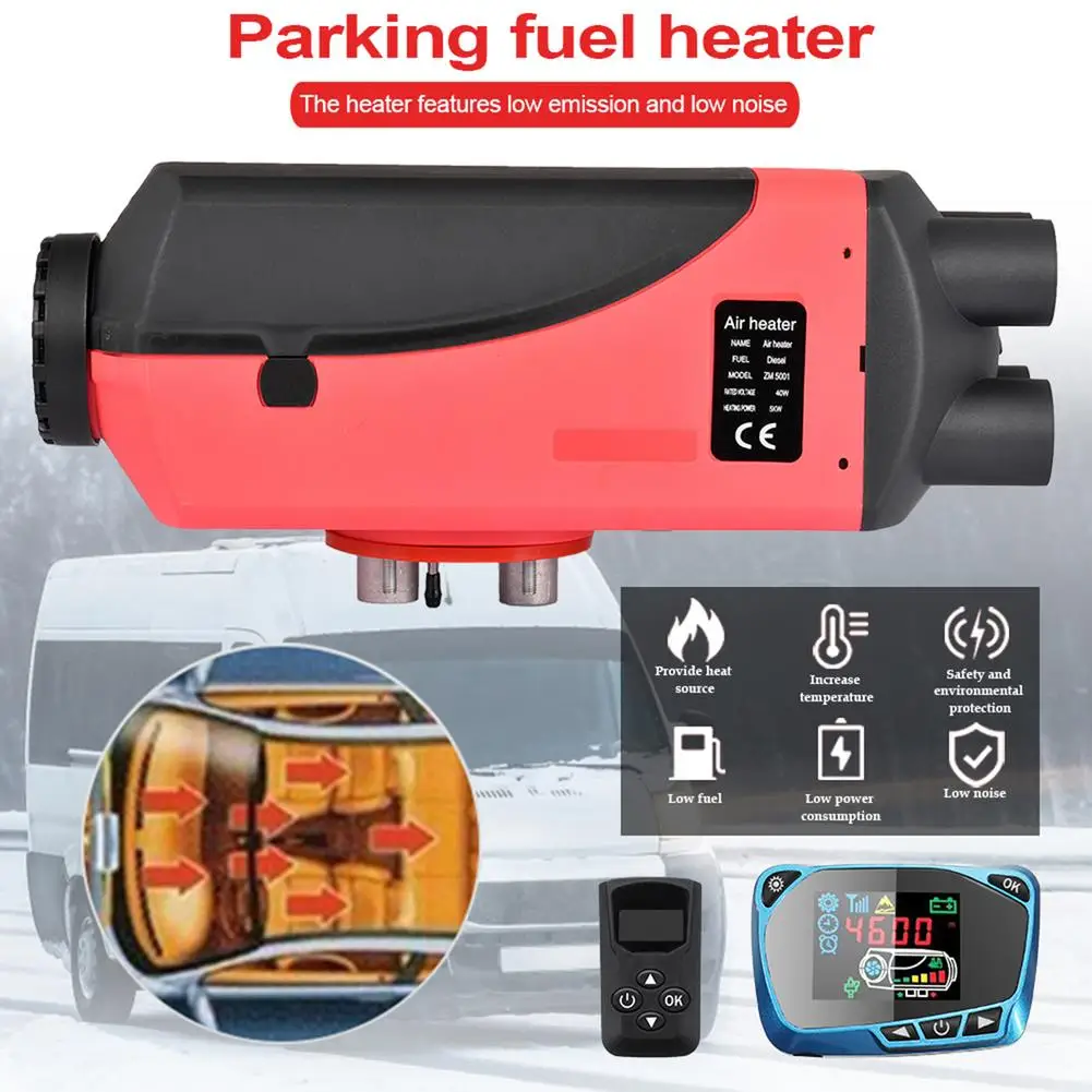 Goxfaca 12V 24V Car Diesel Fuel Air Parking Heater Blue LCD Display For