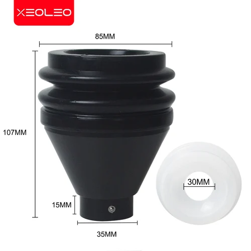 Xeoleo 커피 그라인더 블로우 호퍼 알루미늄 커피 호퍼 다른 그라인드 기계에 적합 35mm 직경 5
