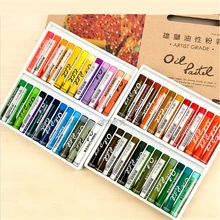 12/24/36 Цвета круглый Форма масляная пастель для художника студентов чертежная ручка школьные канцелярские товары для рукоделия восковой мелок