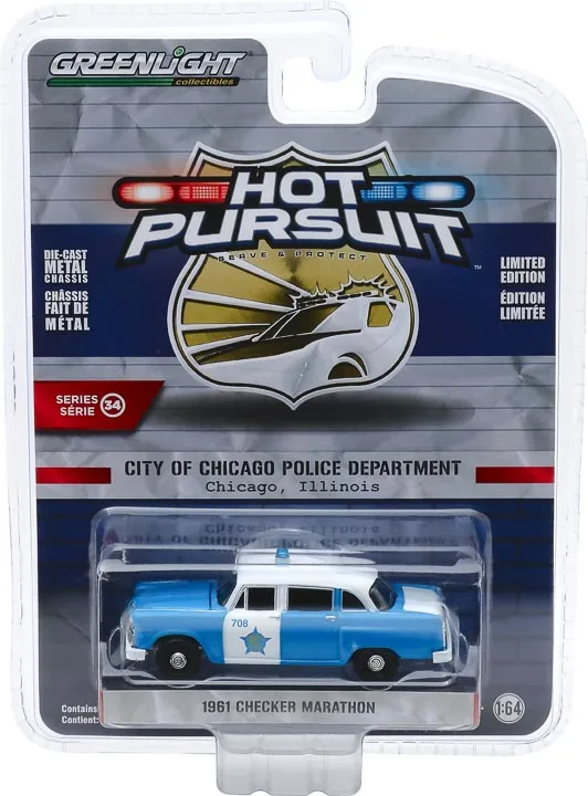 GreenLight 1:64 1961 Checker Marathon из сплава металла литые под давлением Автомобили Модель