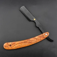 Professional Barber Razor Stainless Steel Straight Edge Razor Folding Shaving Knife Replaceable Blade Haircut Tool Shaving Razor