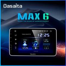 Dasaita 10," ips экран автомобиля Радио 2 Din Android 9,0 DSP универсальный автомобильный стерео Мультимедиа Bluetooth gps навигация HDMI MAX6