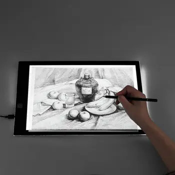 

Portable A3 A4 LED Light Pad Box Drawing Tracing Tracer Copy Board Tablet Pad Copyboard for Diamond Painting Tattoo Sketching