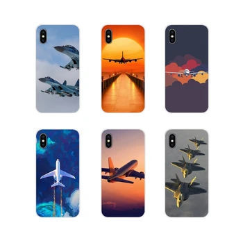 

For Samsung Galaxy S2 S3 S4 S5 Mini S6 S7 Edge S8 S9 S10E Lite Plus Mobile Phone Cover Fighter Propeller Plane Aircraft Airplane