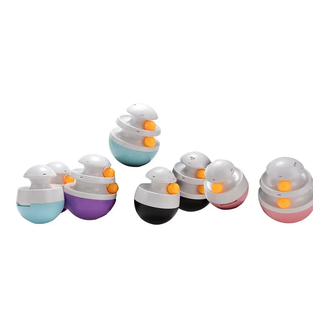 

DishyKooker Pet Tumbler Leak Food Ball Toy Slow Feeding Speed Plastic Puzzle Snack Dispenser for Dogs