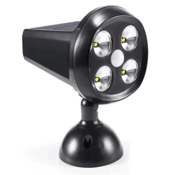 

Outdoor Solar Light Motion Sensor Light 4 LED Wireless Security Light IP65 Waterproof Spotlight Adjustable Wall Light for Patio,