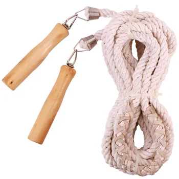 

7m Twisted Woven Skipping Rope Linen Hemp Speed Jump Rope Lose Weight Exercise Gym Sports Fitness Equipment