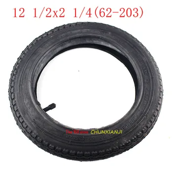 

Newest 12 Inch tube Tire 12 1/2 * 2 1/4 ( 62-203 )Tire for Many Gas Electric Scooters For ST1201 ST1202 e-Bike 12 1/2x2 1/4