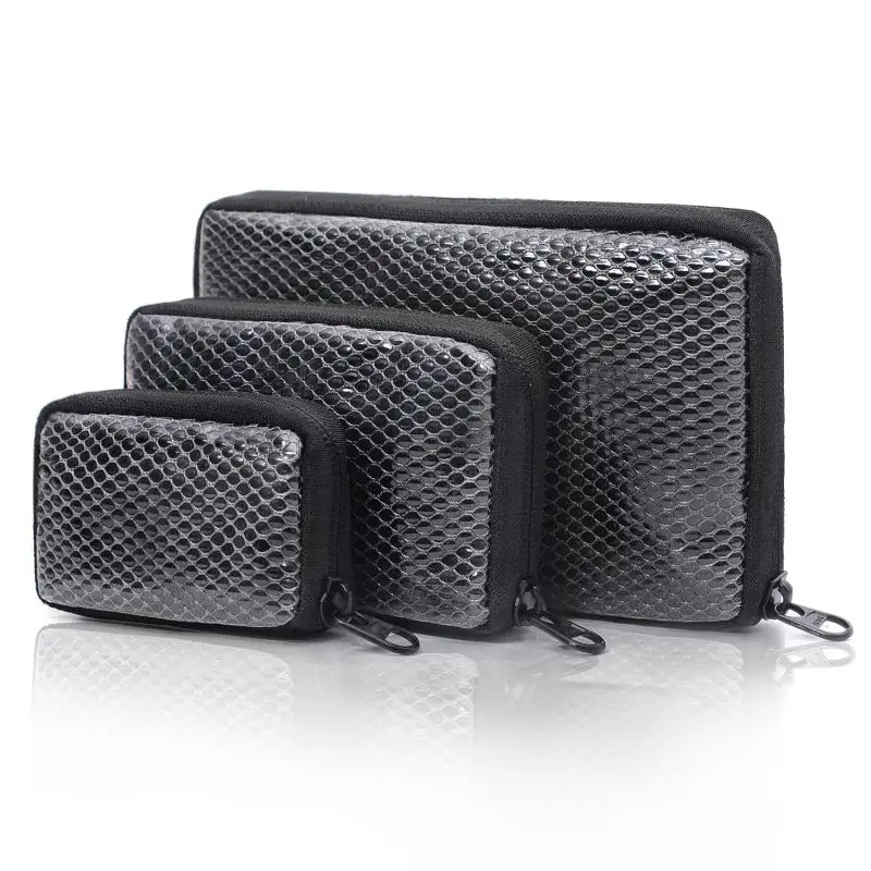 

Outdoor Tactical Hook EDC Earphone Storage Bag 3-Piece Set