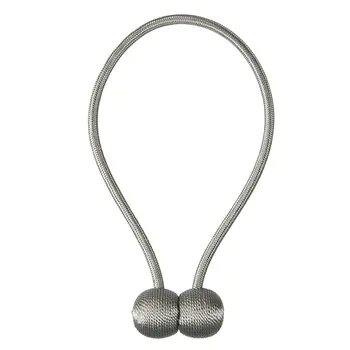 

Hot 1Pc Magnetic Curtain Tieback High Quality Holder Hook Buckle Clip Curtain Tieback Polyester Decorative Home Accessorie