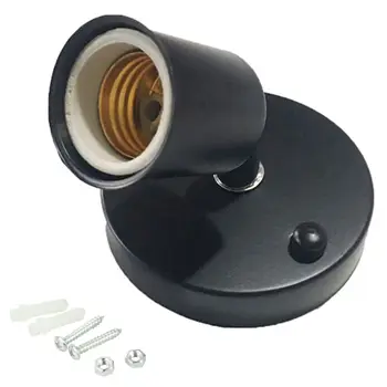 

E27 Bulb Holder Modern Wall Lamps Sconces 180 Degrees Rotation Wall Lights Decor For Bar Restaurant Home