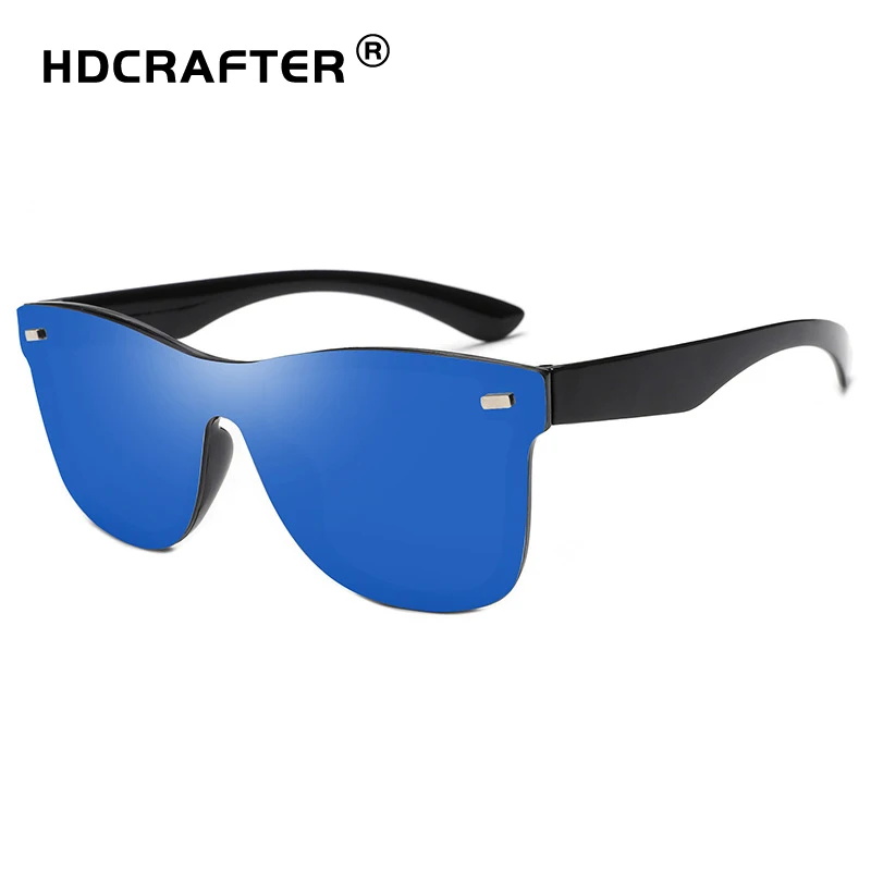 2019 Квадратные Солнцезащитные очки без оправы Винтажные мужские Модные