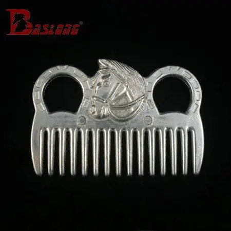 Currycomb алюминиевый гребень для гривы лошадей чистящие средства