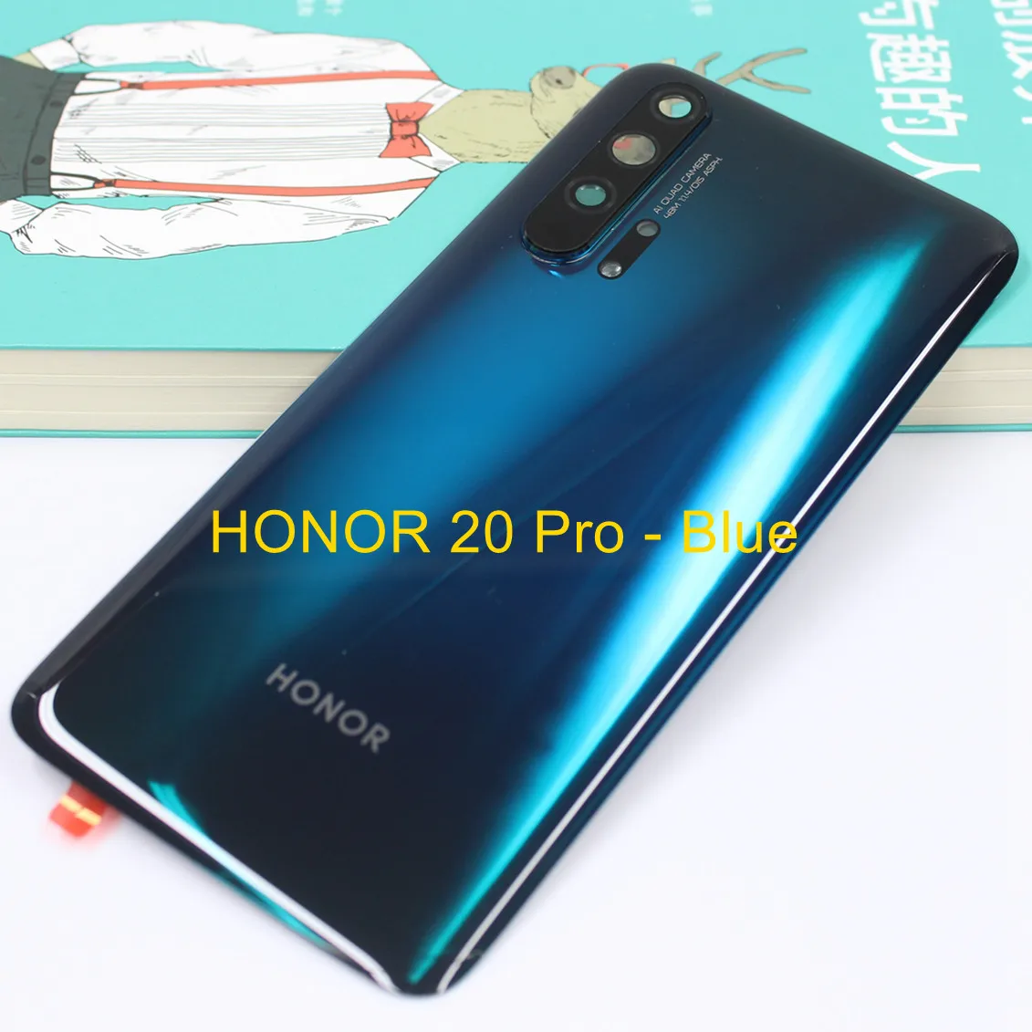 Стеклянная задняя крышка батарейного отсека для Huawei Honor 20 Pro + запасные части
